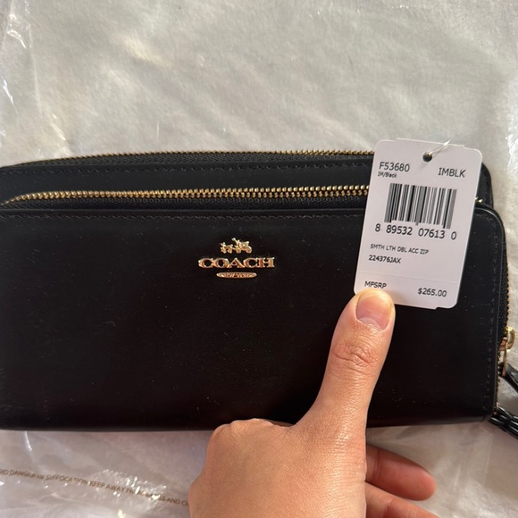 Coach Black Wristlet Wallet - Picture 5 of 5